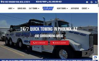 Valley Express Towing Phoenix - Cars, Heavy Duty and Semi Tow Trucks website