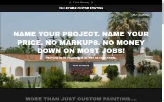 Valleywide Custom Painting website
