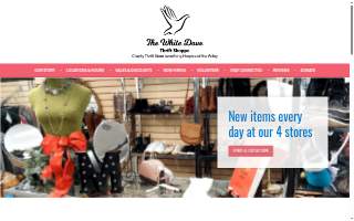 White Dove Thrift Shoppe website
