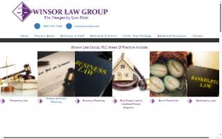 Winsor Law Group website