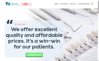 Nogales Dental Care website