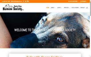 Santa Cruz Humane Society website