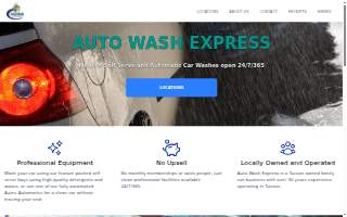 Auto Wash Express - Catalina website
