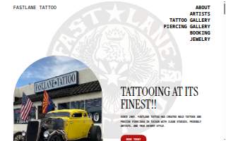 Fast Lane Tattoo - Oracle Rd website