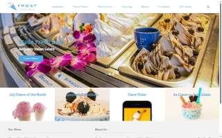 Frost Gelato website