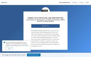 Heimat Auto Detailing and Restoration website