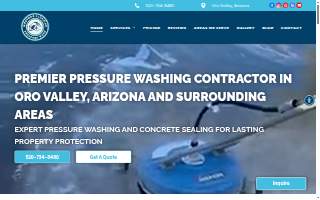 Monsoon Cleaning LLC of Oro Valley website