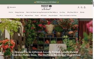 Nest in the Desert website