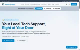 Onsite Action Mobile Computer Experts website
