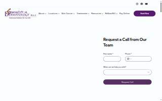 Specialists in Dermatology website