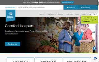 Comfort Keepers of Payson website