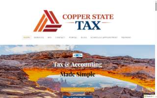 Copper State Tax and Accounting website
