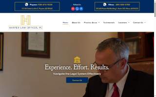 Harper Law Offices website