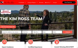 Kim Ross Team Realty Executives Arizona Territory website