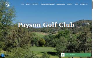 Payson Golf Club website