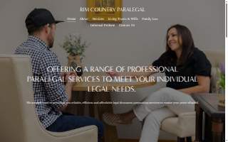 Rim Country Paralegal website