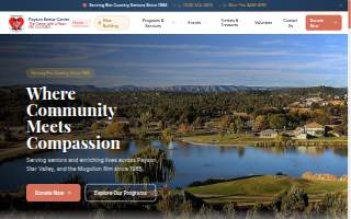 The Payson Senior Center website
