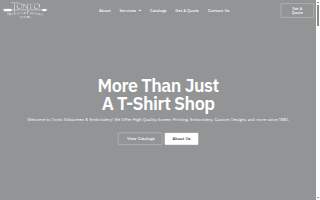 Tonto Silkscreen & Embroidery website