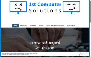 1st Computer Solutions website