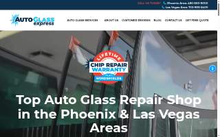 Auto Glass Express website