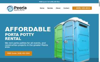 Clearway Porta Potty Rentals Peoria AZ website