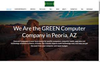 Emerald Computers website