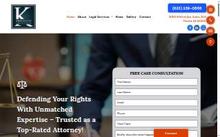 Killham Law Office, PLLC website