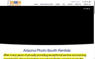 Mirror Photo Booth AZ of Peoria website