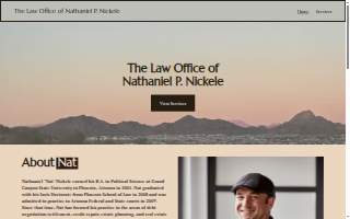 Nickele Law website