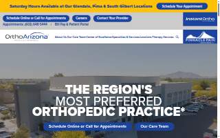 OrthoArizona – Peoria website