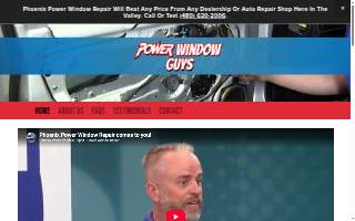 Phoenix Power Window Repair website