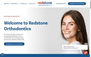 Redstone Orthodontics website