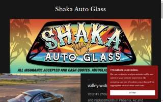 Shaka Auto Glass website