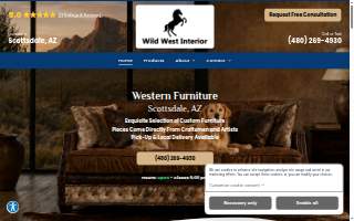 Wild West Interior website
