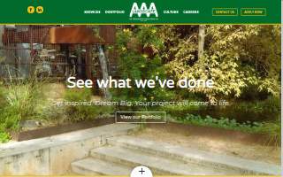 AAA Landscape of Phoenix website