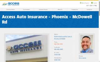 Access Auto Insurance of Phoenix website