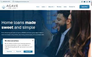 Agave Home Loans of Phoenix website