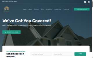 Arizona Roofing Authority website
