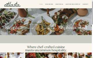 Atlasta Catering website