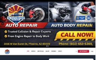 AZ Auto Repair and Body website