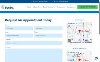 AZ Family Dental - Phoenix website