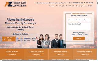 AZ Family Law Lawyer website