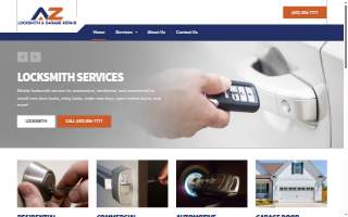 AZ Locksmith & Garage Repair website