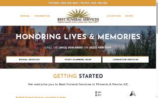Best Funeral Services website