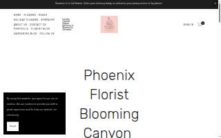 Blooming Canyon website