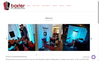 Boxter Photobooth website