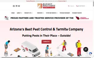 Budget Brothers Termite & Pest Elimination of Phoenix website