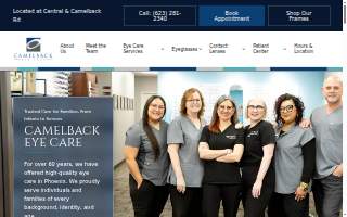 Camelback Eye Care website