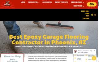 Cardinal Concrete Coatings of Phoenix website