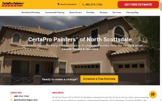 CertaPro Painters of North Scottsdale website